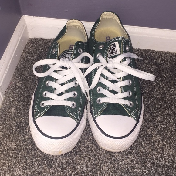 hunter green converse